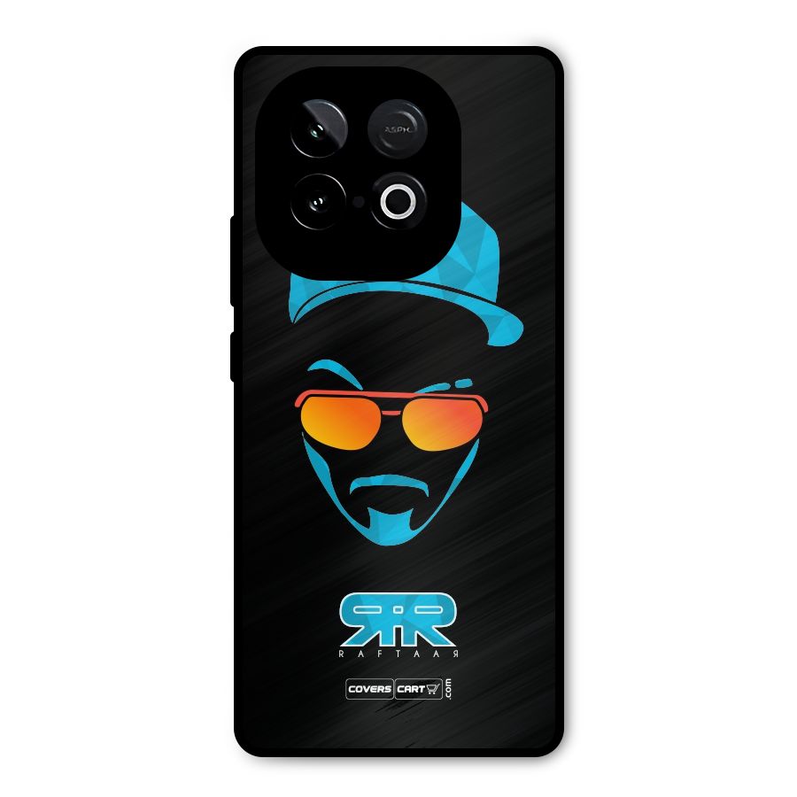 Special Raftaar Edition Blue Metal Back Case for iQOO Neo 10