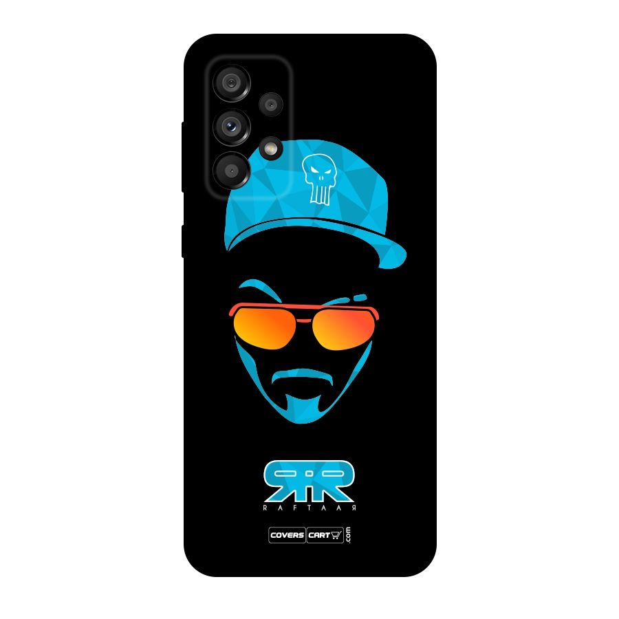Special Raftaar Edition Blue Original Polycarbonate Back Case for Galaxy A73 5G