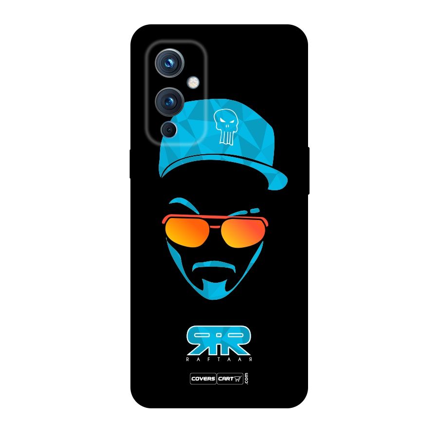 Special Raftaar Edition Blue Original Polycarbonate Back Case for OnePlus 9