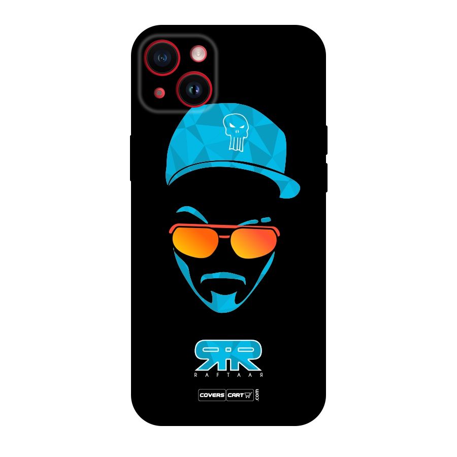 Special Raftaar Edition Blue Original Polycarbonate Back Case for iPhone 14 Plus