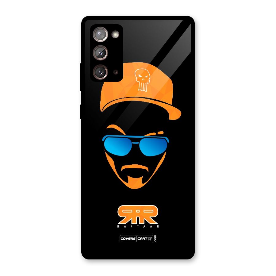Special Raftaar Edition Orange Glass Back Case for Galaxy Note 20