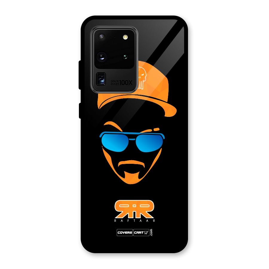 Special Raftaar Edition Orange Glass Back Case for Galaxy S20 Ultra