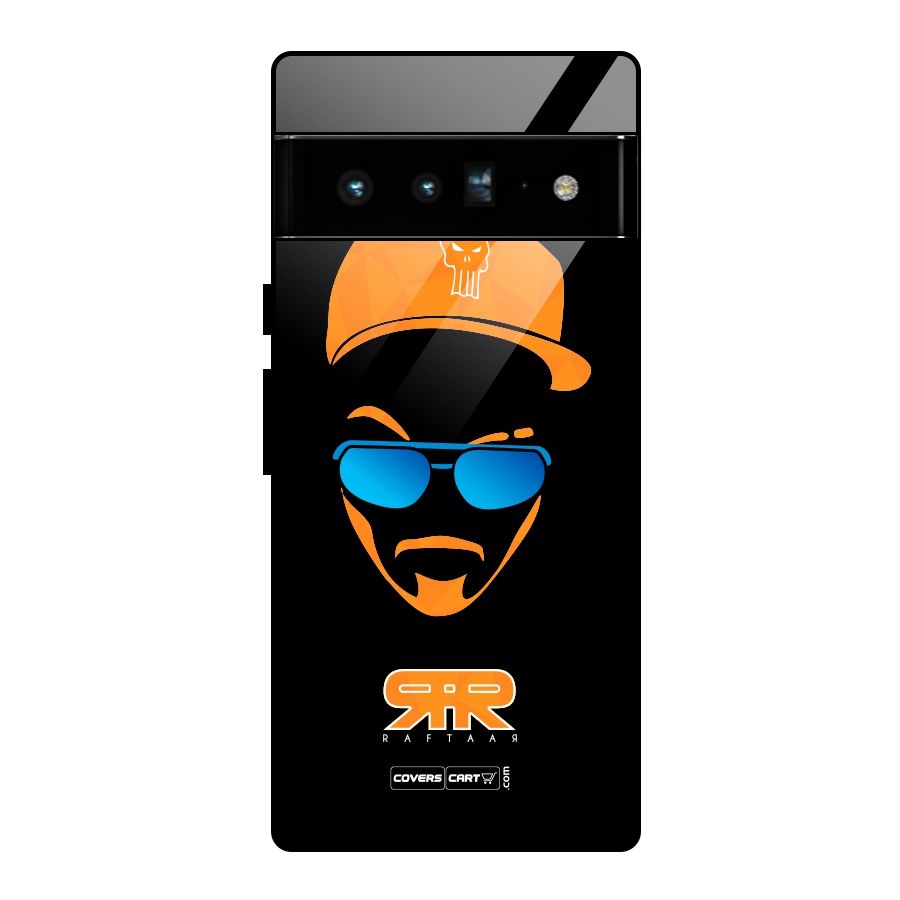 Special Raftaar Edition Orange Glass Back Case for Google Pixel 6 Pro