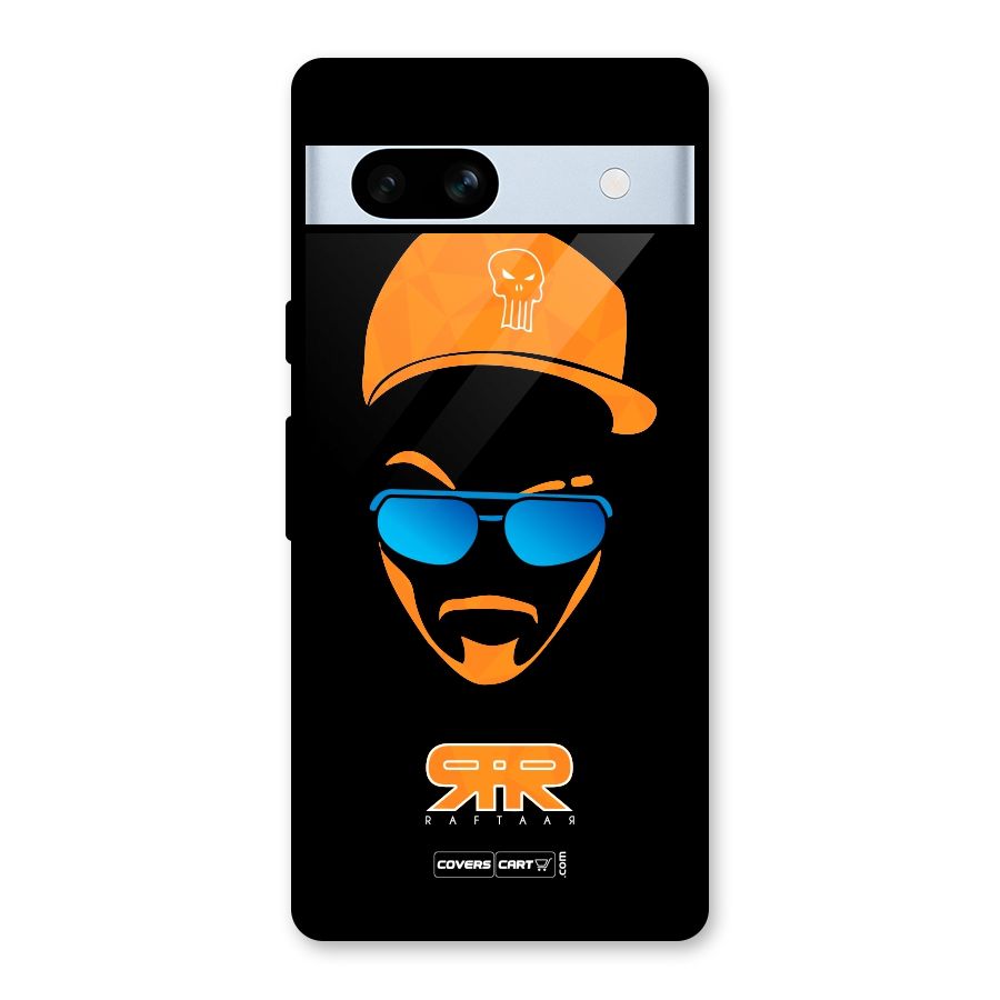 Special Raftaar Edition Orange Glass Back Case for Google Pixel 7a