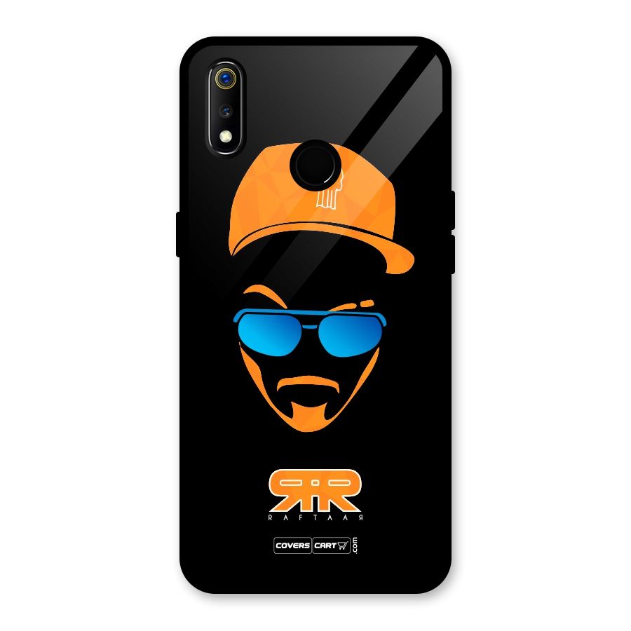 Special Raftaar Edition Orange Glass Back Case for Realme 3i