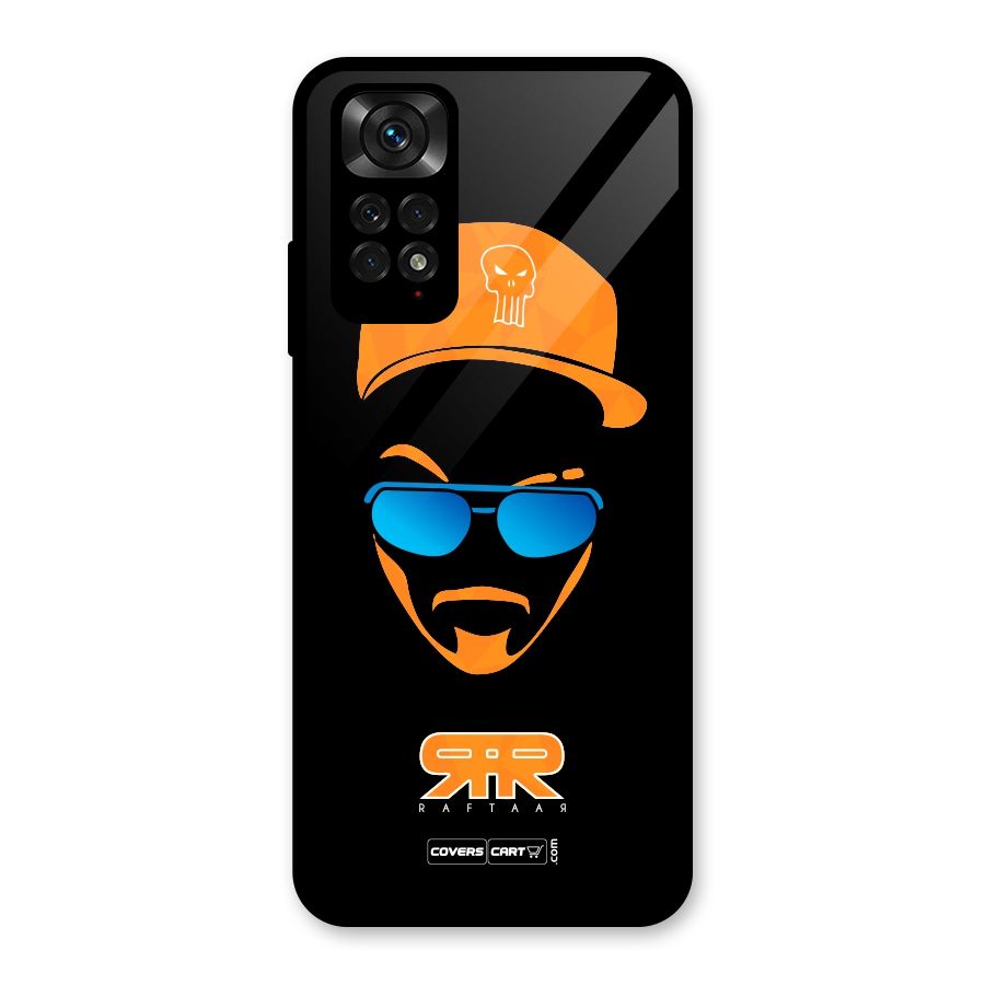 Special Raftaar Edition Orange Glass Back Case for Redmi Note 11S