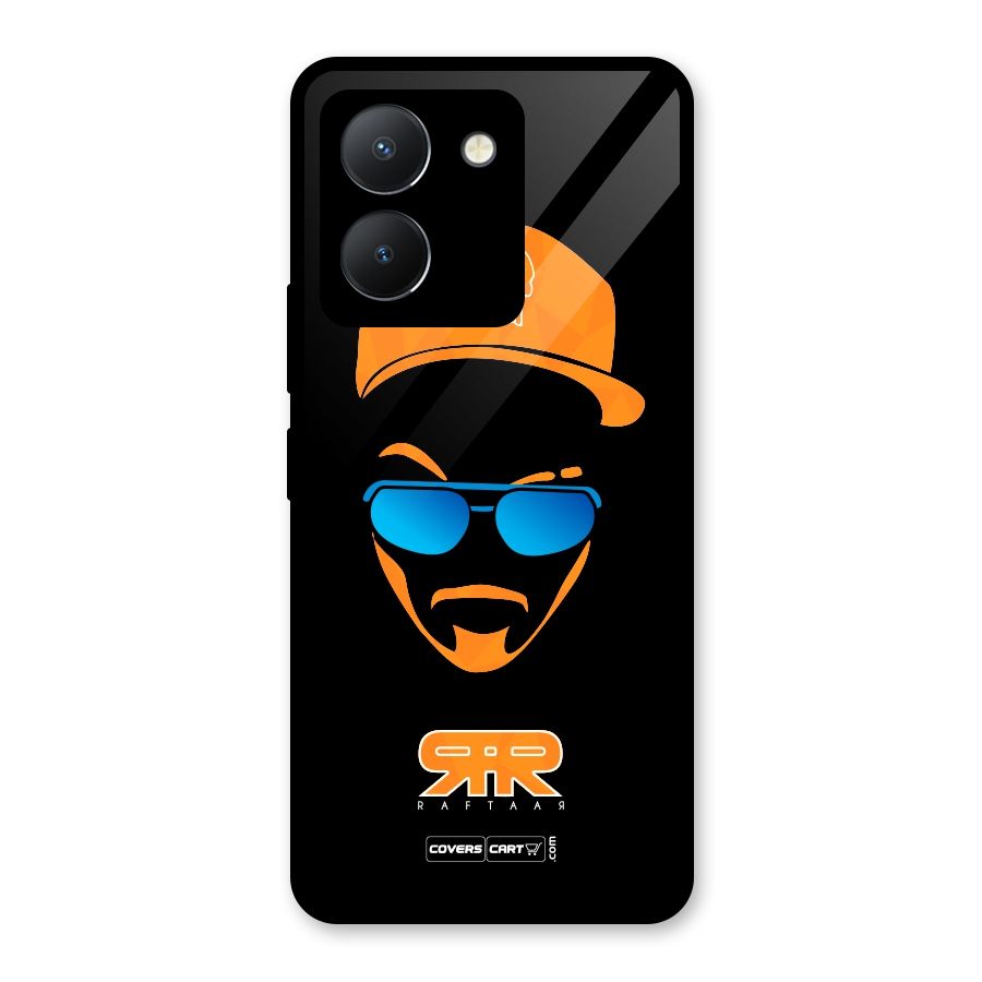 Special Raftaar Edition Orange Glass Back Case for Vivo Y36