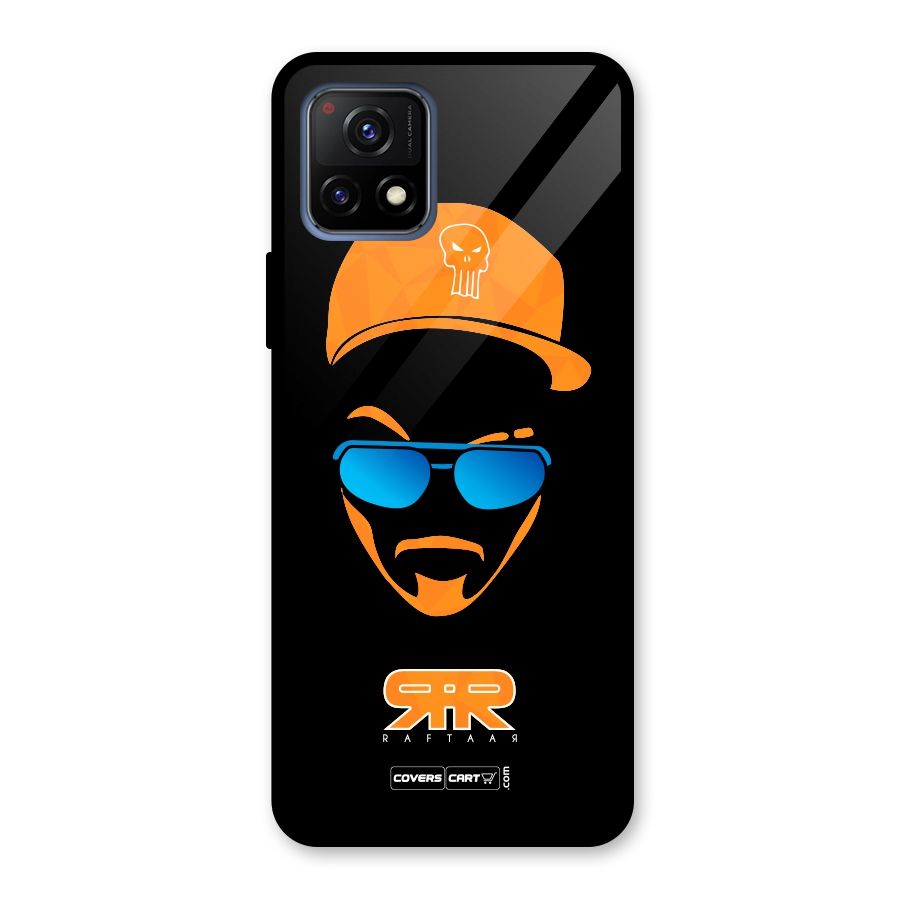 Special Raftaar Edition Orange Glass Back Case for Vivo Y72 5G