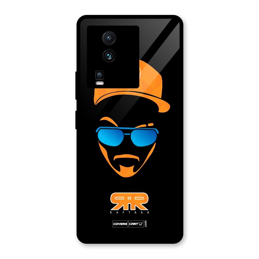Special Raftaar Edition Orange Glass Back Case for Vivo iQOO Neo 7