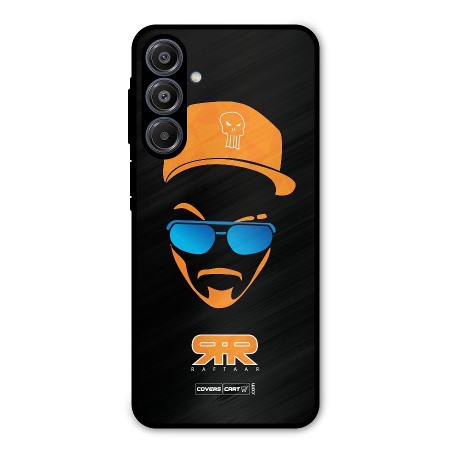 Special Raftaar Edition Orange Metal Back Case for Galaxy A16 5G