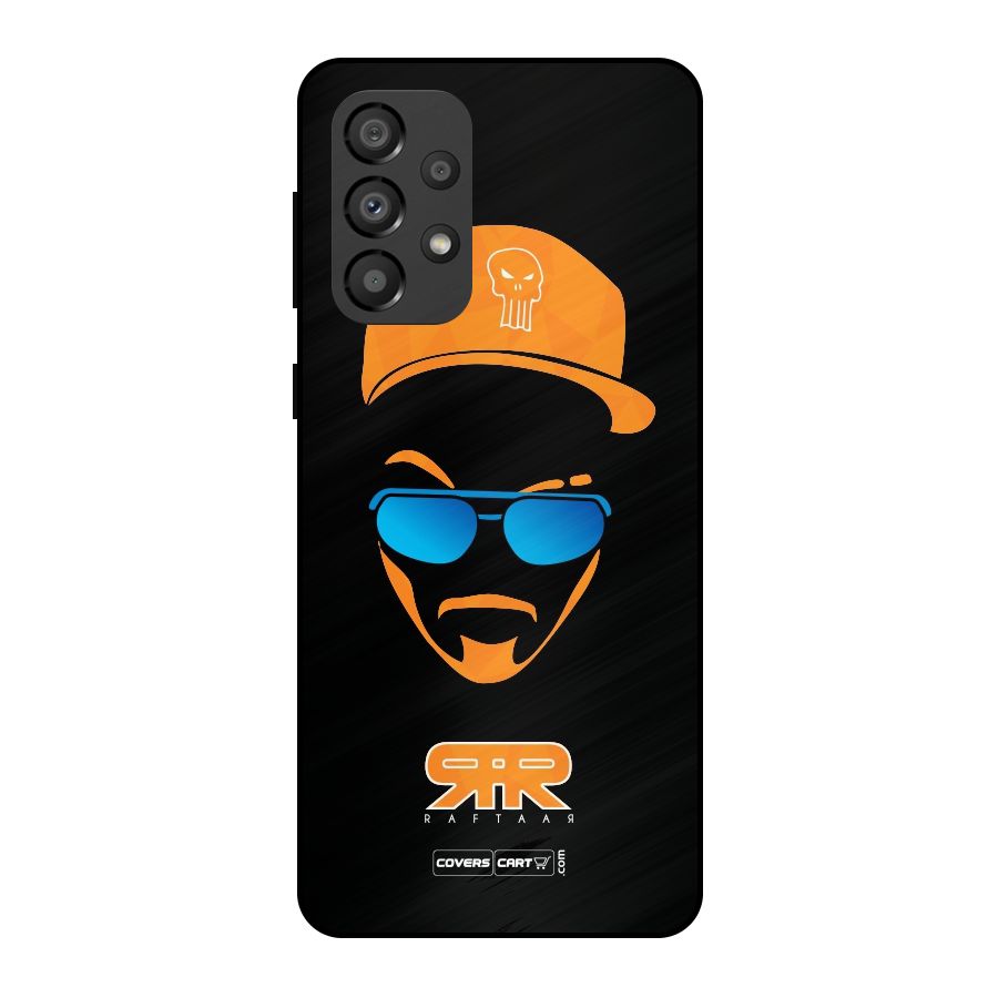 Special Raftaar Edition Orange Metal Back Case for Galaxy A33 5G