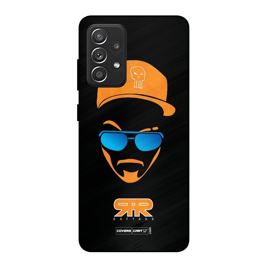 Special Raftaar Edition Orange Metal Back Case for Galaxy A52s 5G