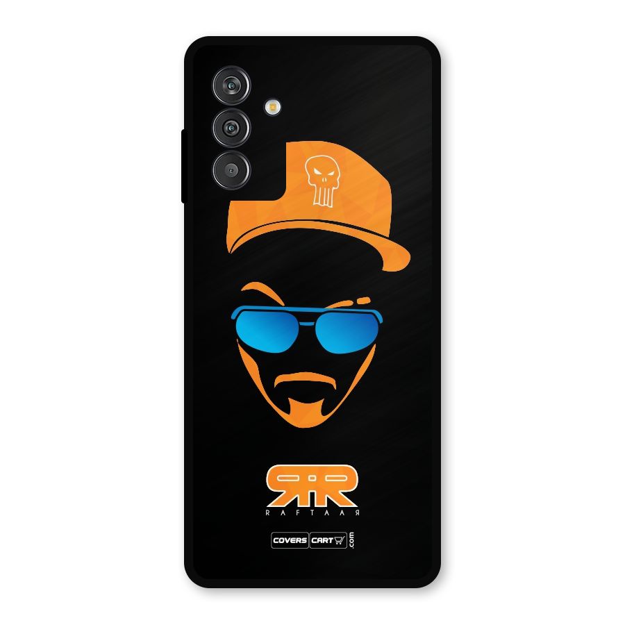 Special Raftaar Edition Orange Metal Back Case for Galaxy F13