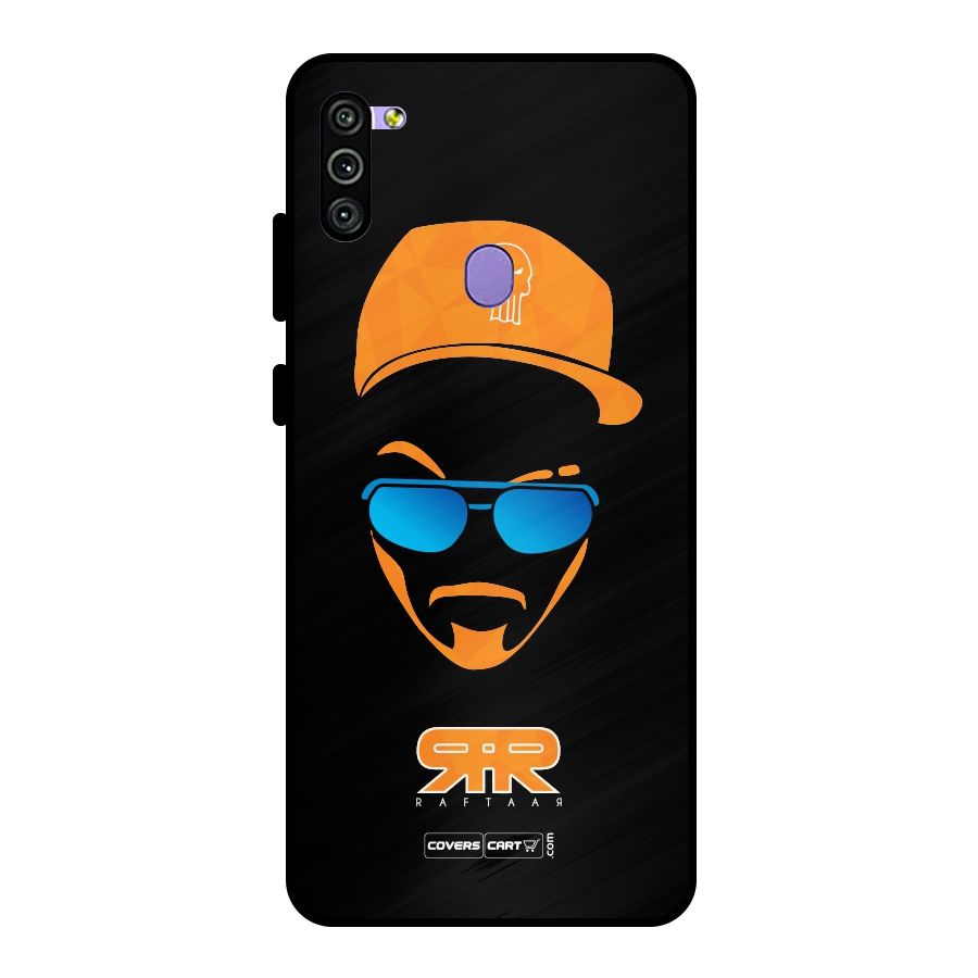 Special Raftaar Edition Orange Metal Back Case for Galaxy M11
