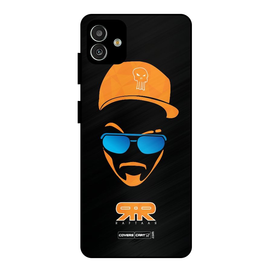Special Raftaar Edition Orange Metal Back Case for Galaxy M13 5G