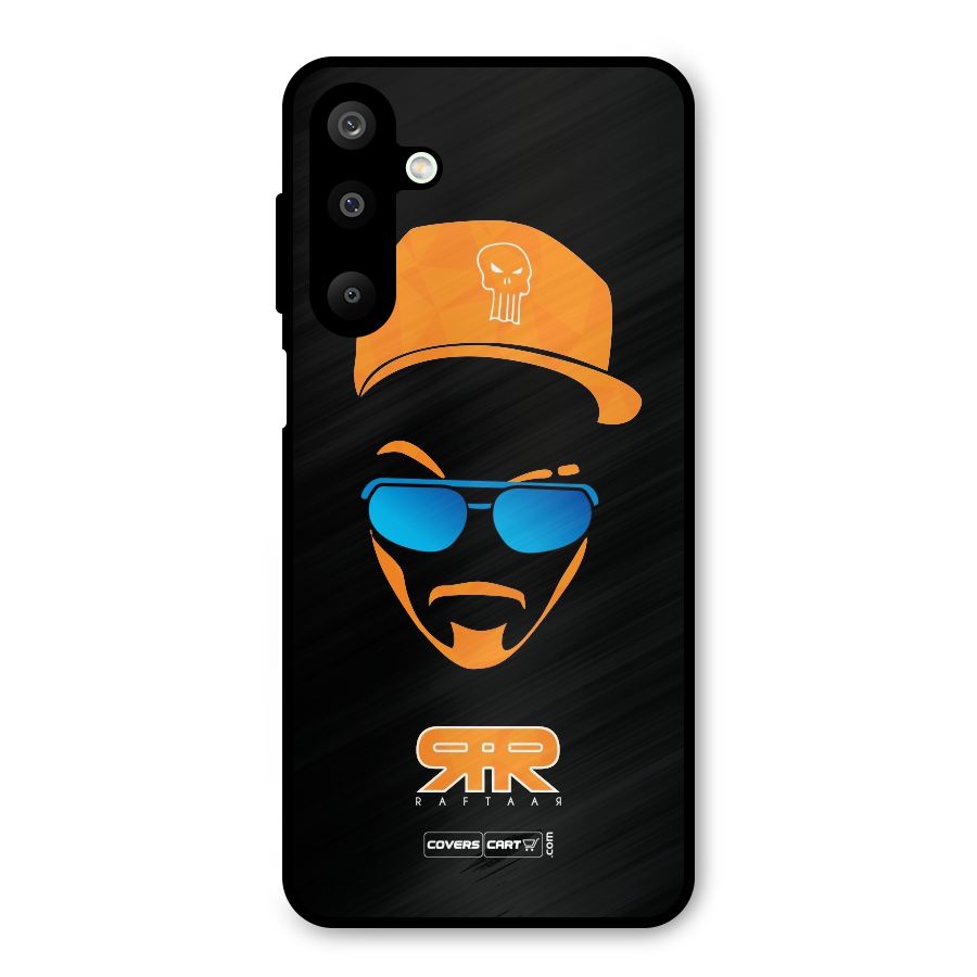 Special Raftaar Edition Orange Metal Back Case for Galaxy M16
