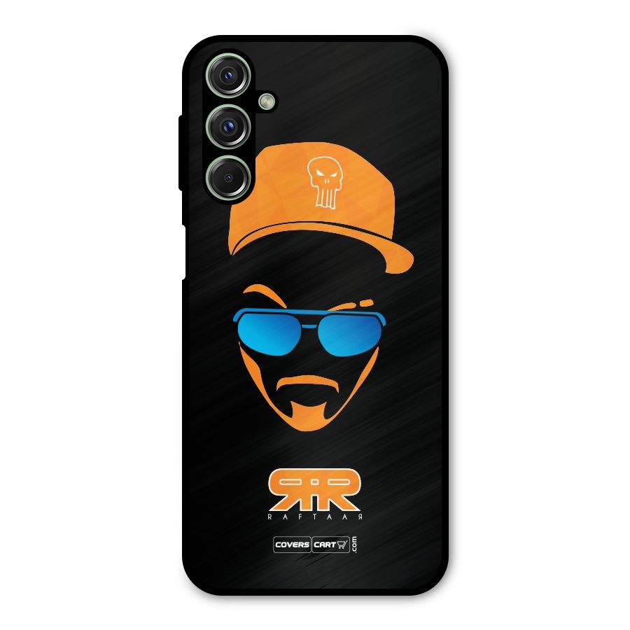 Special Raftaar Edition Orange Metal Back Case for Galaxy M34