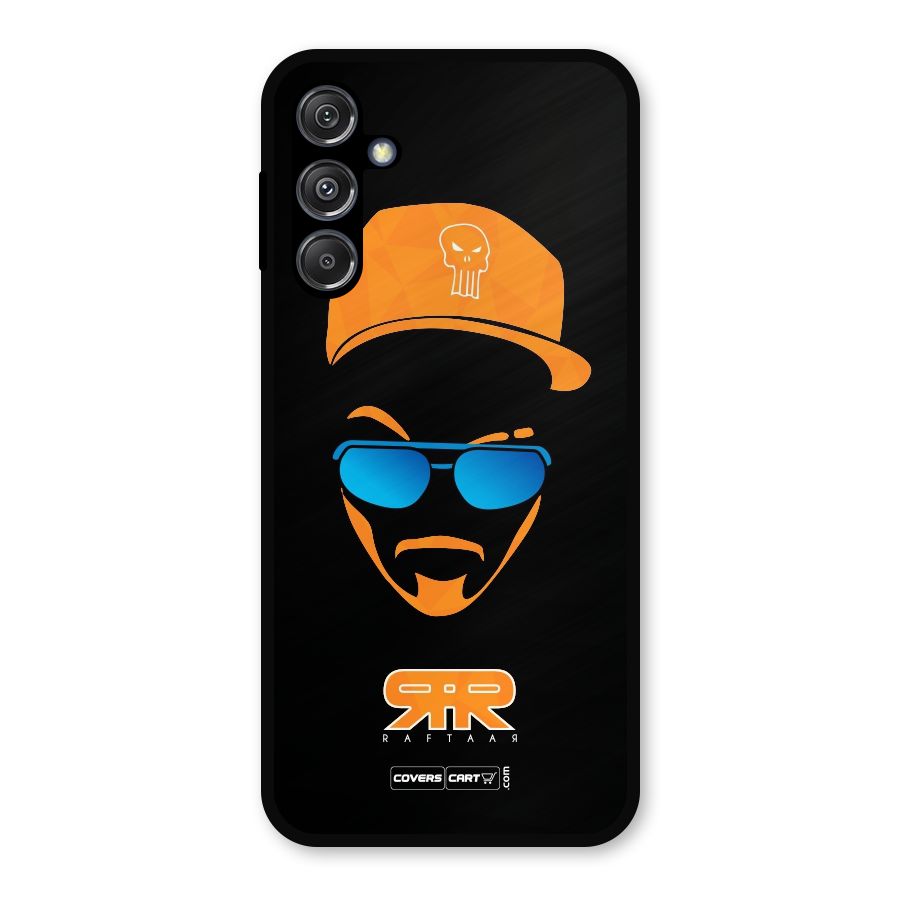 Special Raftaar Edition Orange Metal Back Case for Galaxy M34 5G