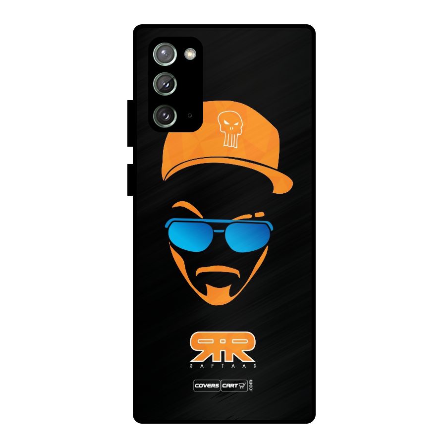 Special Raftaar Edition Orange Metal Back Case for Galaxy Note 20