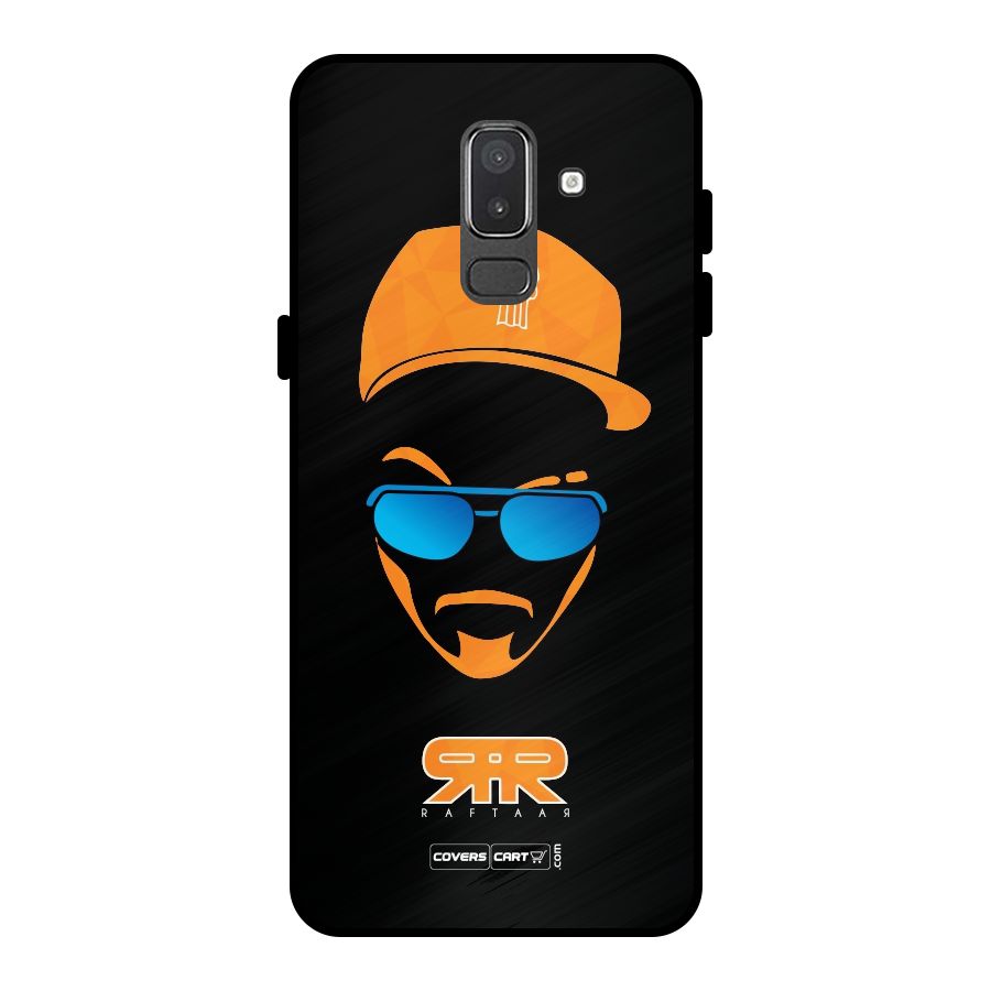 Special Raftaar Edition Orange Metal Back Case for Galaxy On8 (2018)