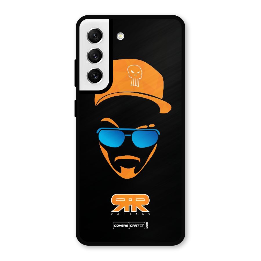 Special Raftaar Edition Orange Metal Back Case for Galaxy S21 FE 5G