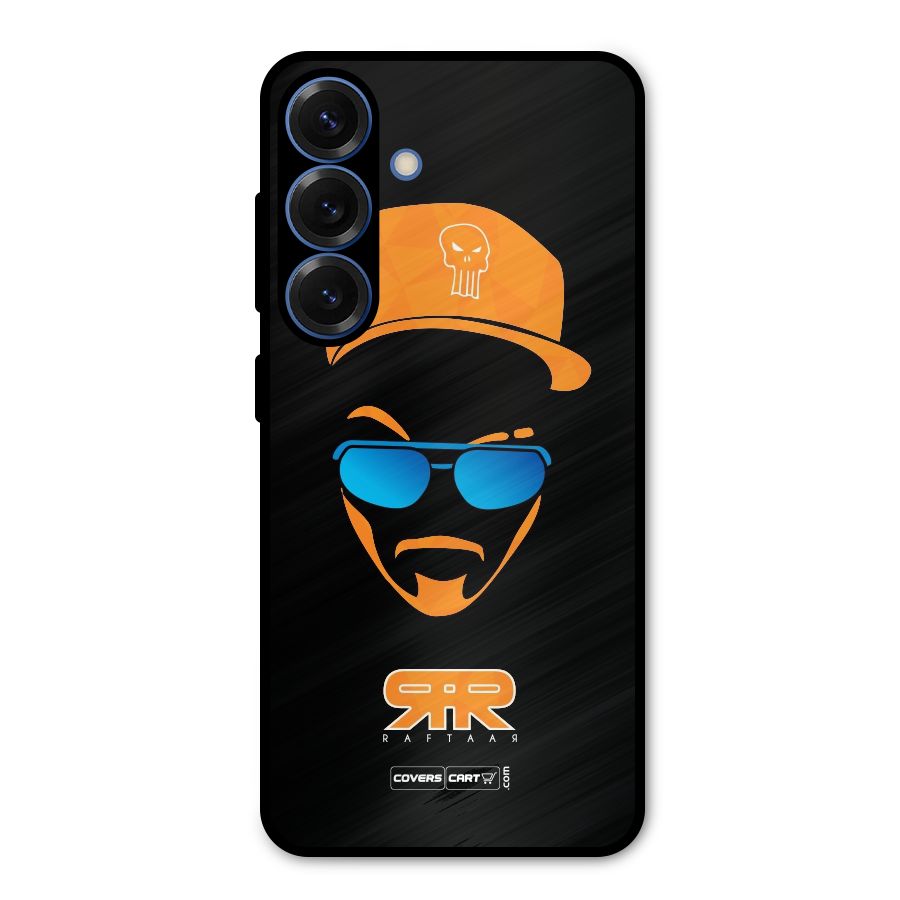 Special Raftaar Edition Orange Metal Back Case for Galaxy S25