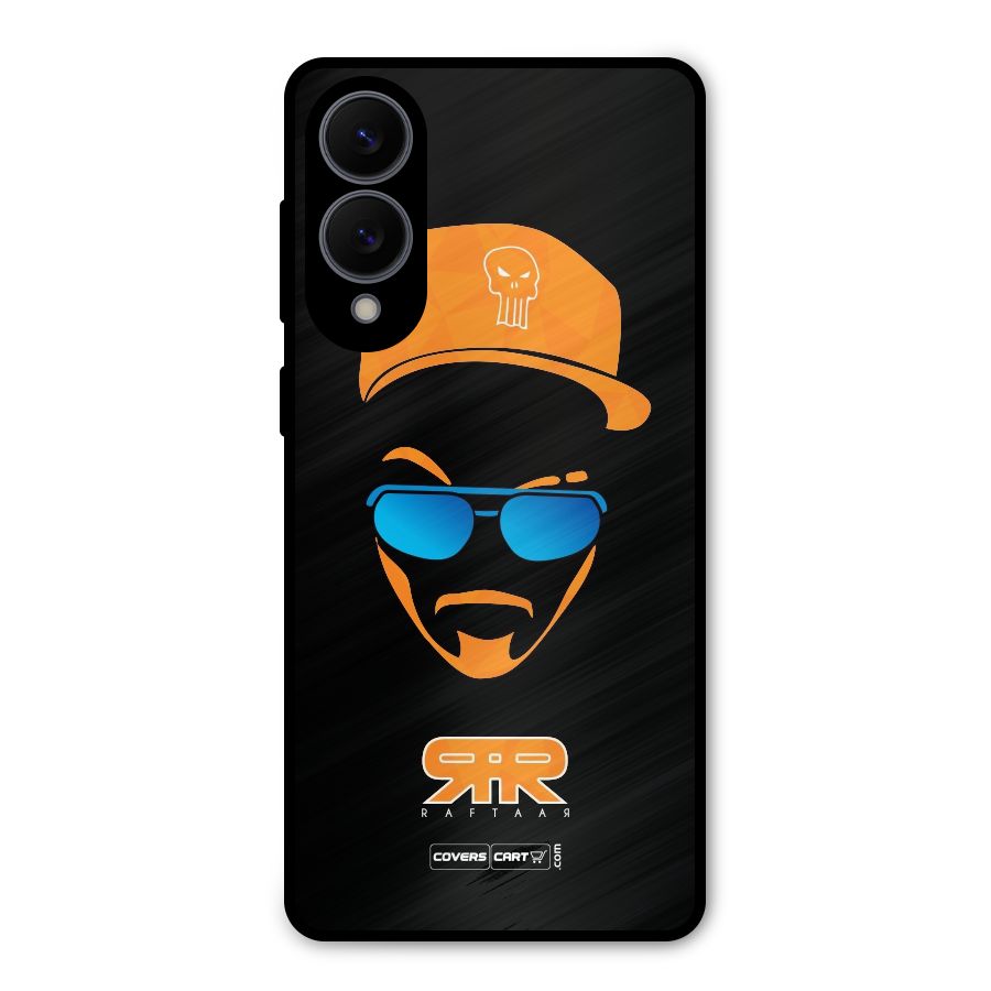 Special Raftaar Edition Orange Metal Back Case for Galaxy S25 Edge