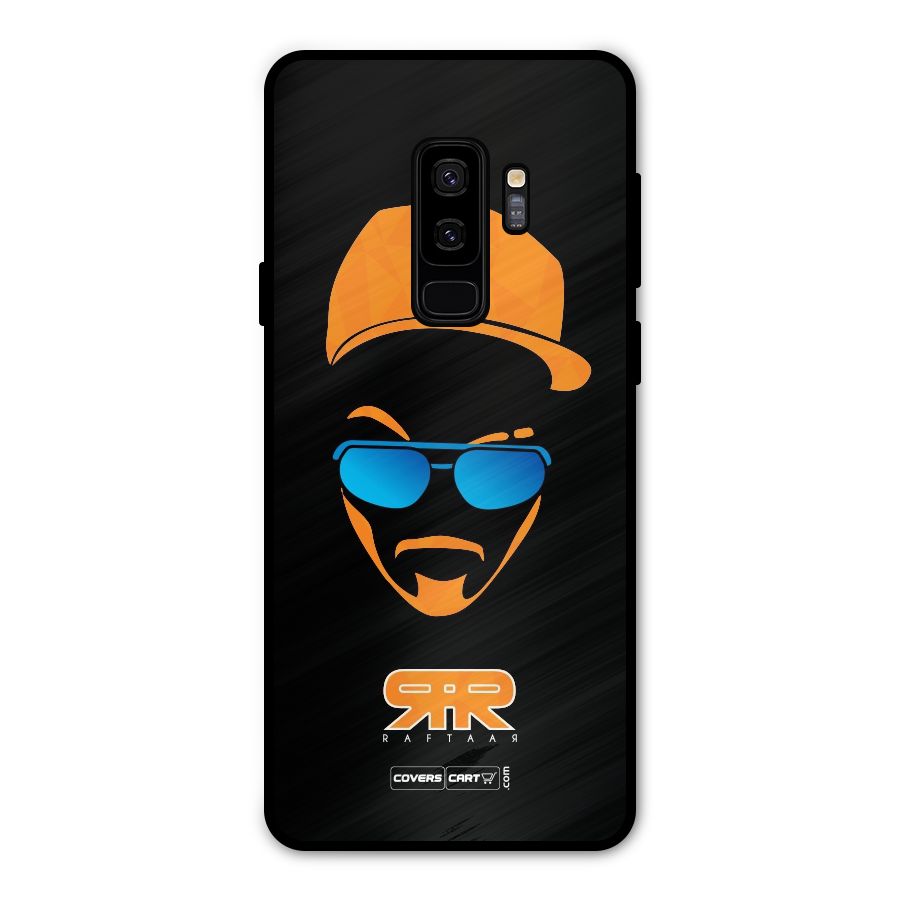 Special Raftaar Edition Orange Metal Back Case for Galaxy S9 Plus
