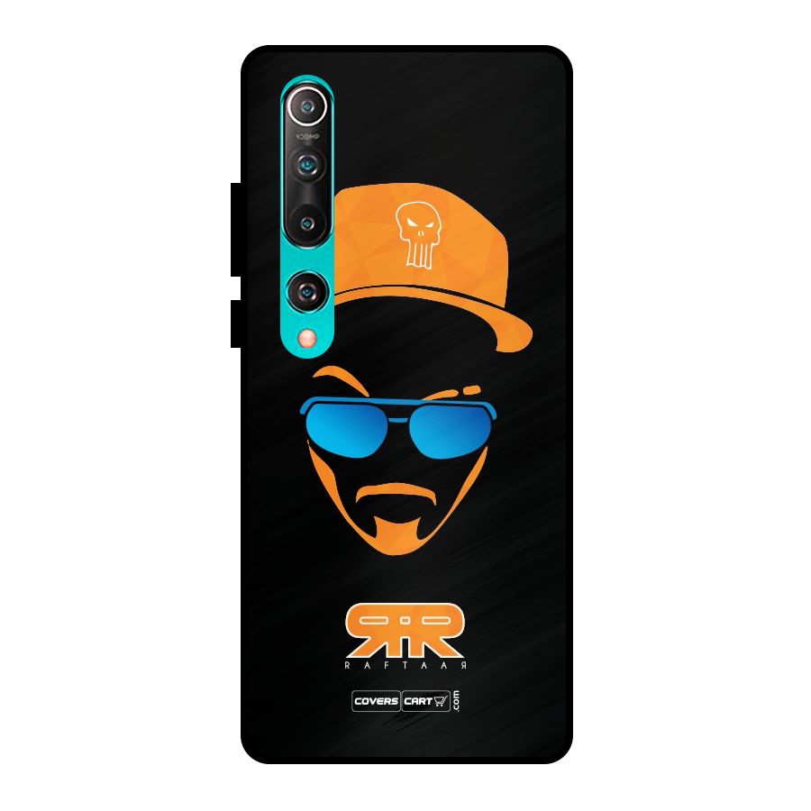 Special Raftaar Edition Orange Metal Back Case for Mi 10