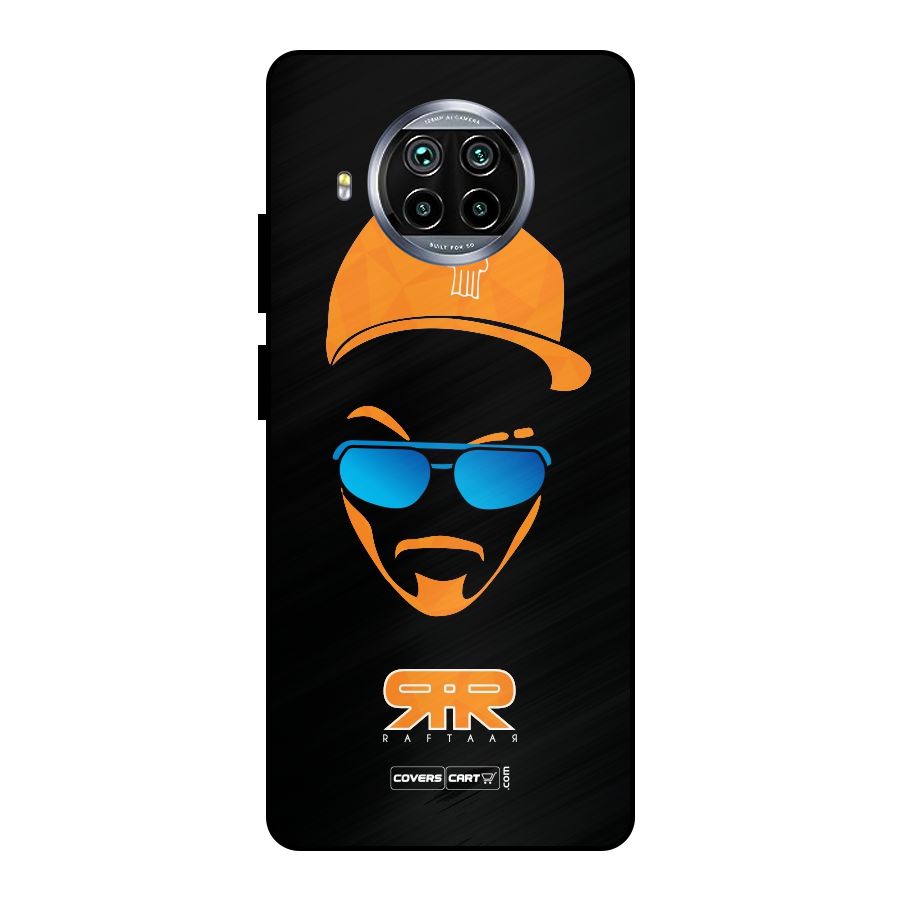 Special Raftaar Edition Orange Metal Back Case for Mi 10i