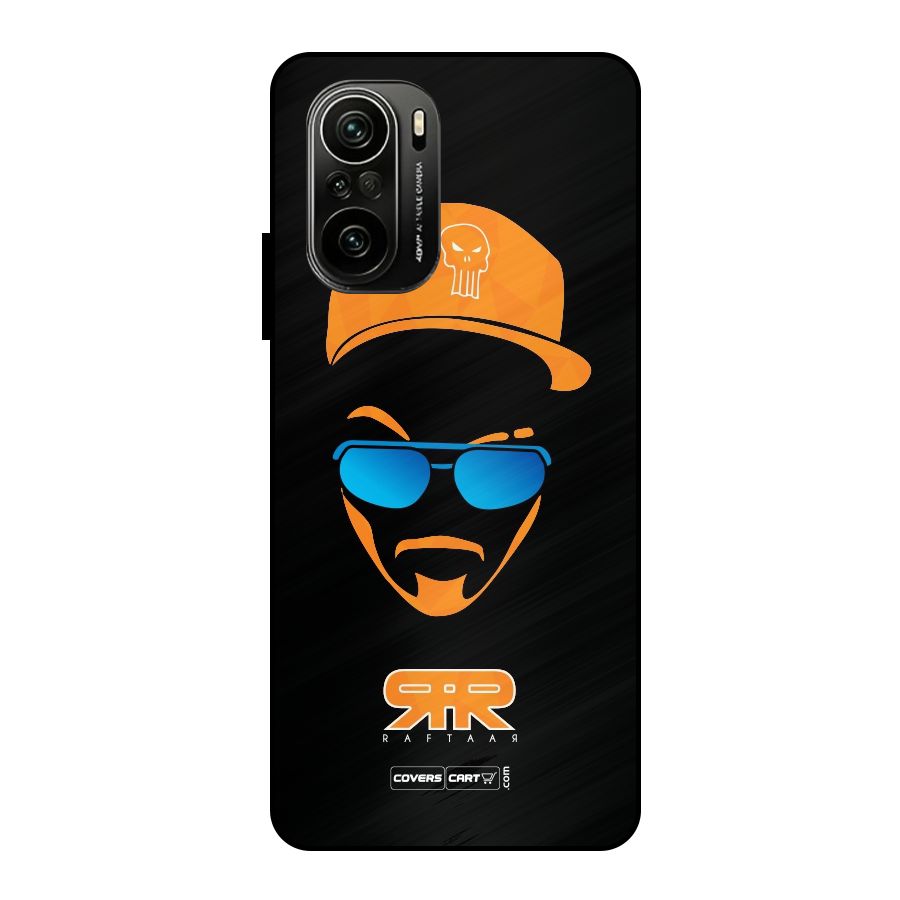 Special Raftaar Edition Orange Metal Back Case for Mi 11x