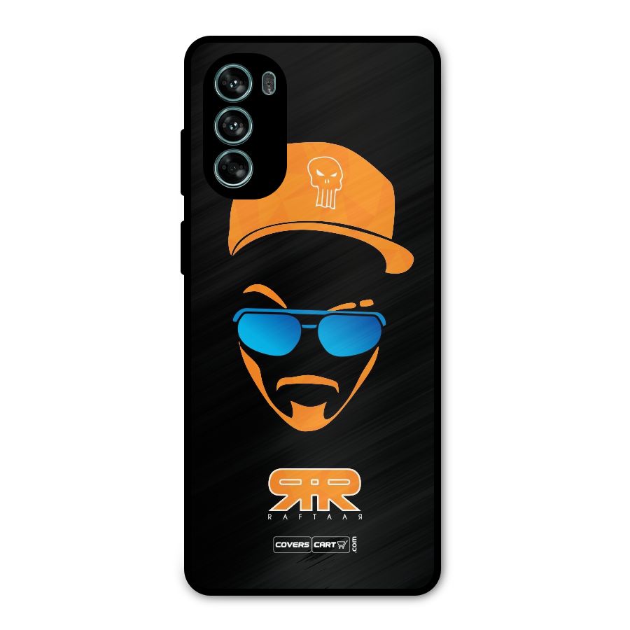 Special Raftaar Edition Orange Metal Back Case for Moto G62
