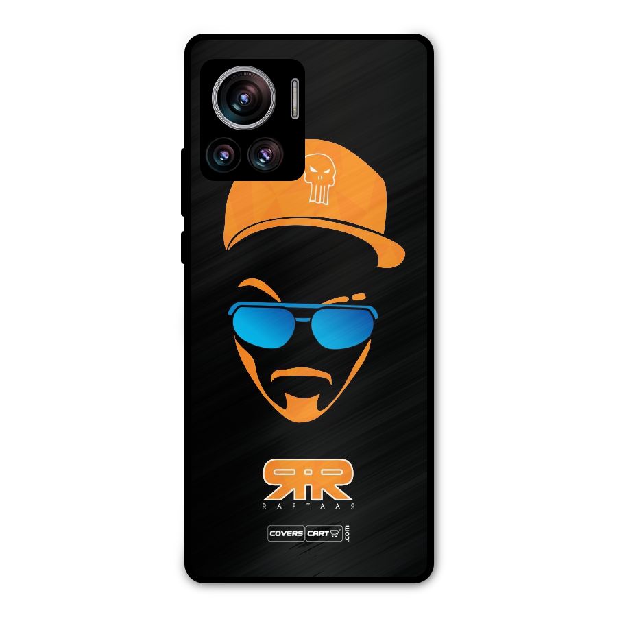 Special Raftaar Edition Orange Metal Back Case for Motorola Edge 30 Ultra