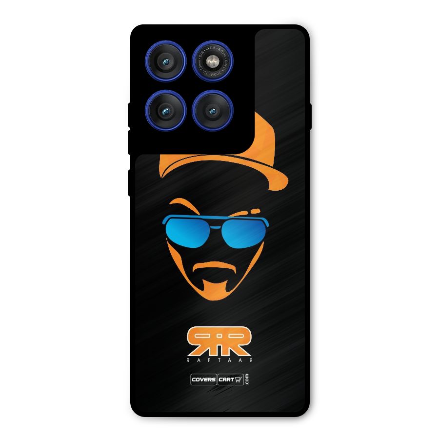 Special Raftaar Edition Orange Metal Back Case for Motorola Edge 60 Pro