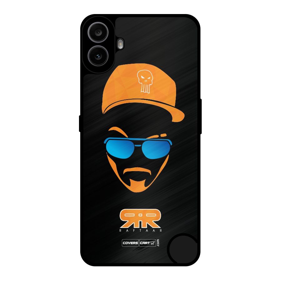Special Raftaar Edition Orange Metal Back Case for Nothing CMF Phone 1