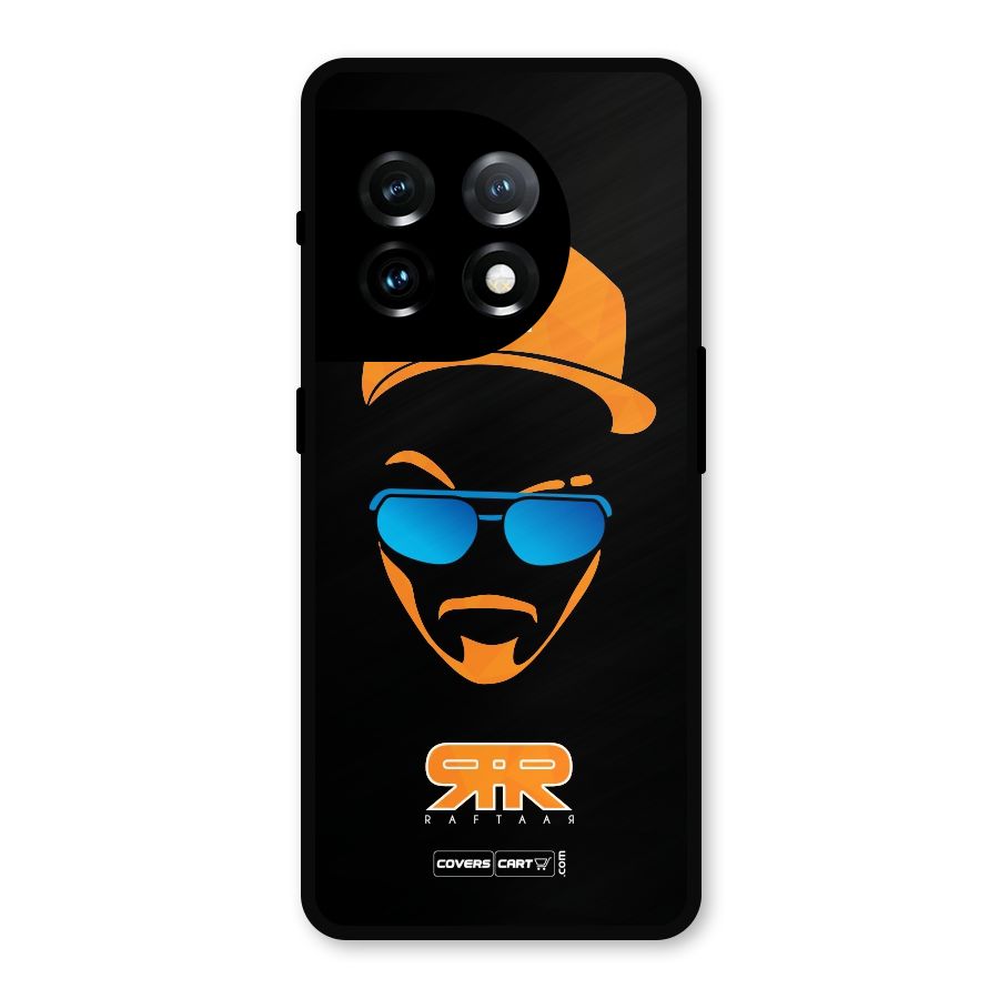 Special Raftaar Edition Orange Metal Back Case for OnePlus 11