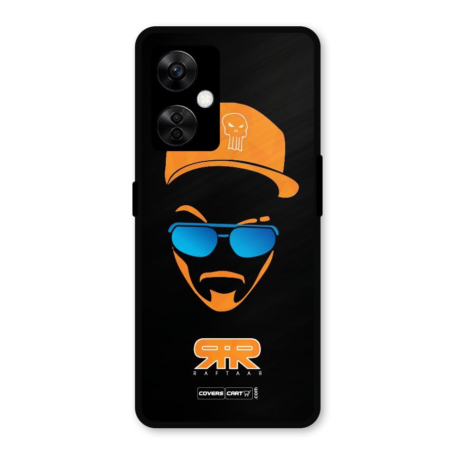 Special Raftaar Edition Orange Metal Back Case for OnePlus Nord CE 3 Lite