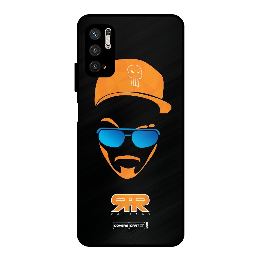 Special Raftaar Edition Orange Metal Back Case for Poco M3 Pro 5G