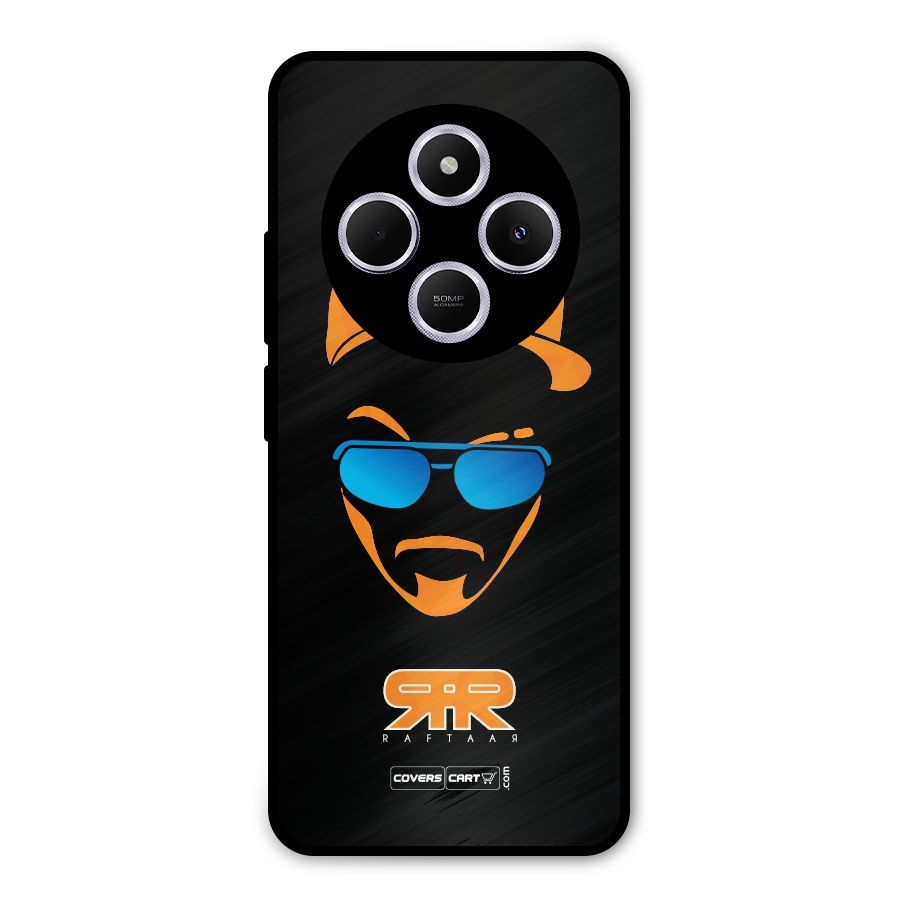 Special Raftaar Edition Orange Metal Back Case for Poco M7