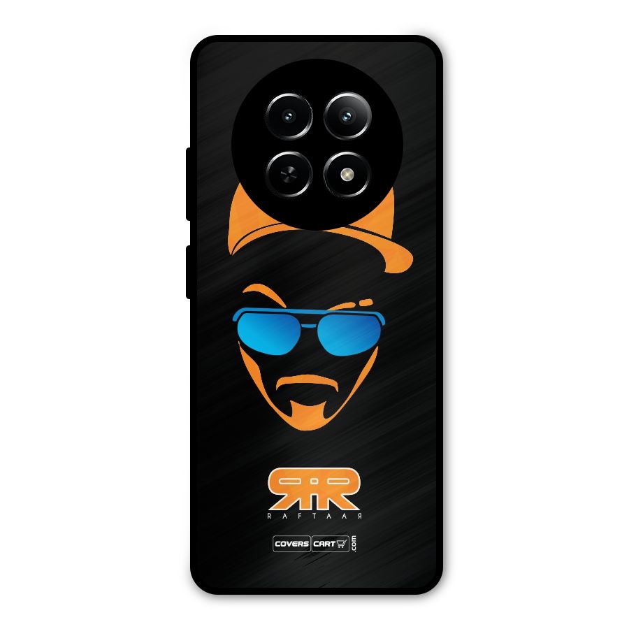 Special Raftaar Edition Orange Metal Back Case for Realme 12 5G