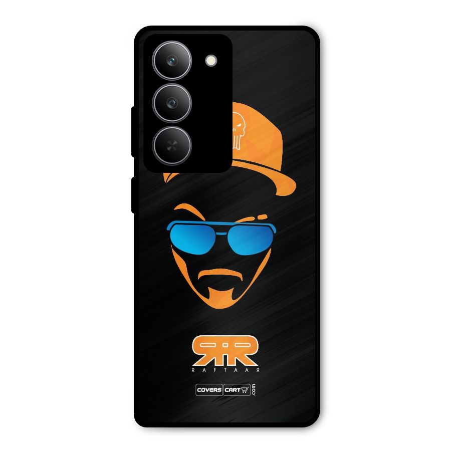 Special Raftaar Edition Orange Metal Back Case for Realme 14x