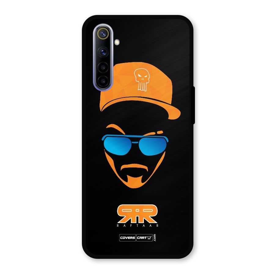 Special Raftaar Edition Orange Metal Back Case for Realme 6i