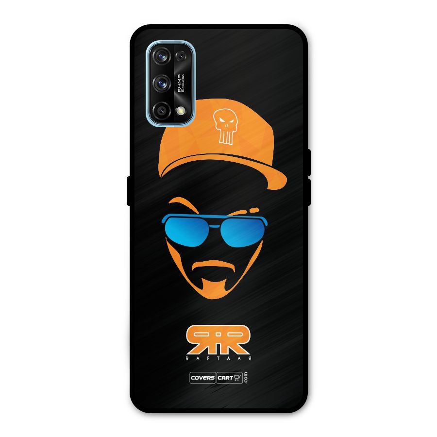 Special Raftaar Edition Orange Metal Back Case for Realme 7 Pro