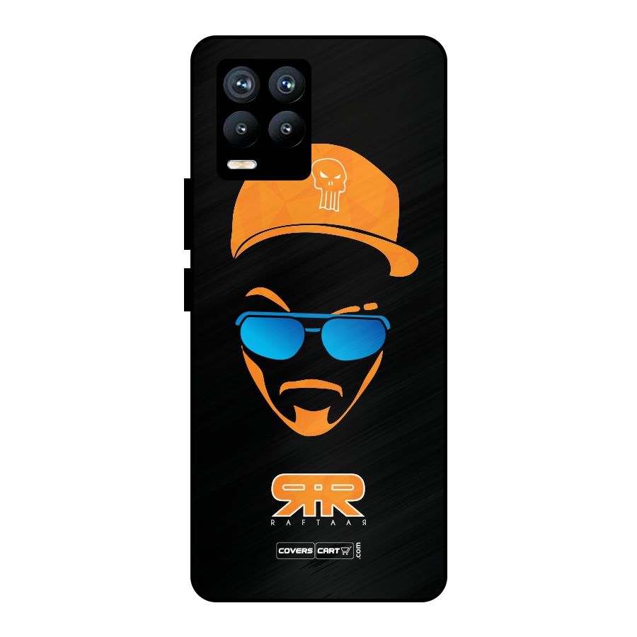 Special Raftaar Edition Orange Metal Back Case for Realme 8 Pro