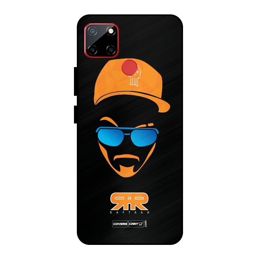 Special Raftaar Edition Orange Metal Back Case for Realme C12