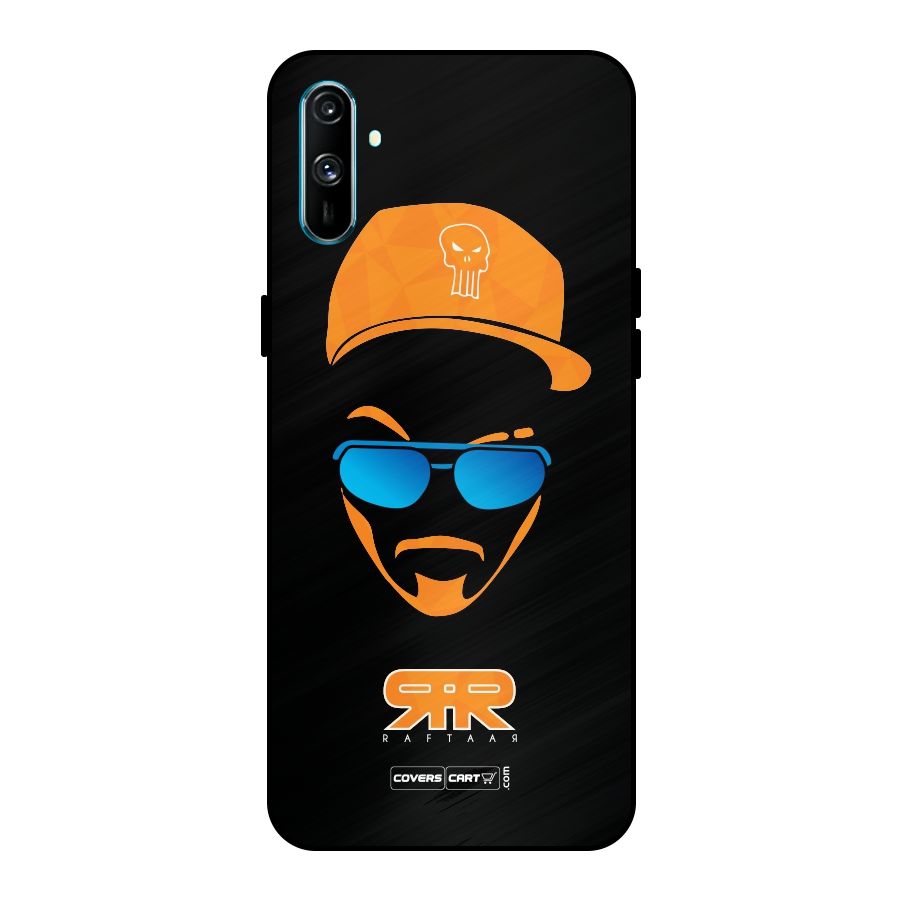 Special Raftaar Edition Orange Metal Back Case for Realme C3