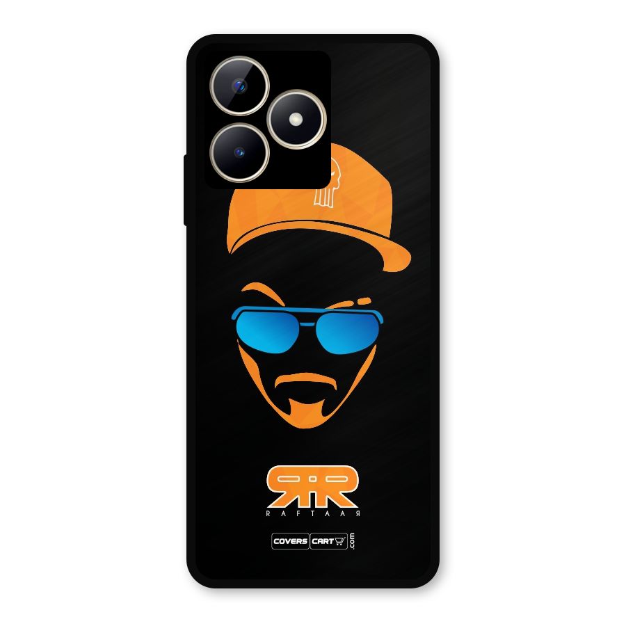 Special Raftaar Edition Orange Metal Back Case for Realme C53