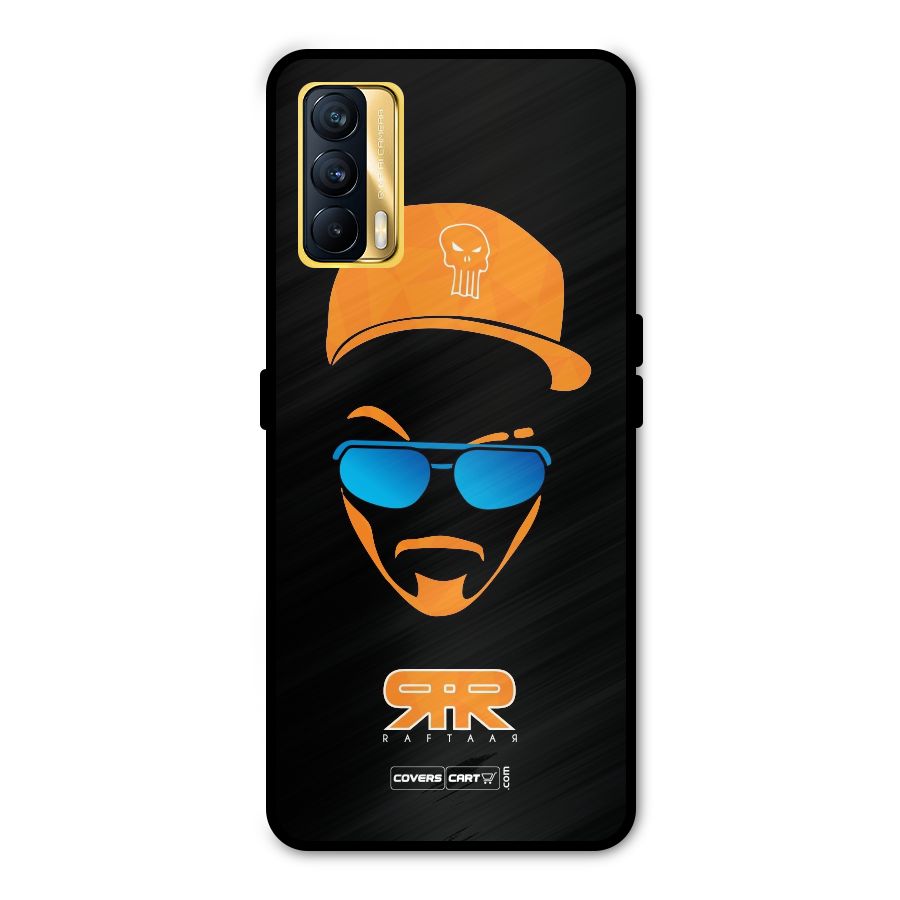 Special Raftaar Edition Orange Metal Back Case for Realme X7