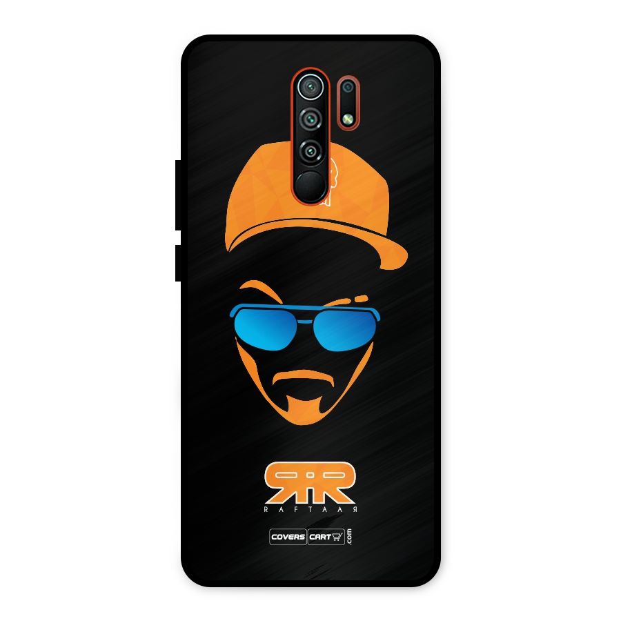 Special Raftaar Edition Orange Metal Back Case for Redmi 9 Prime