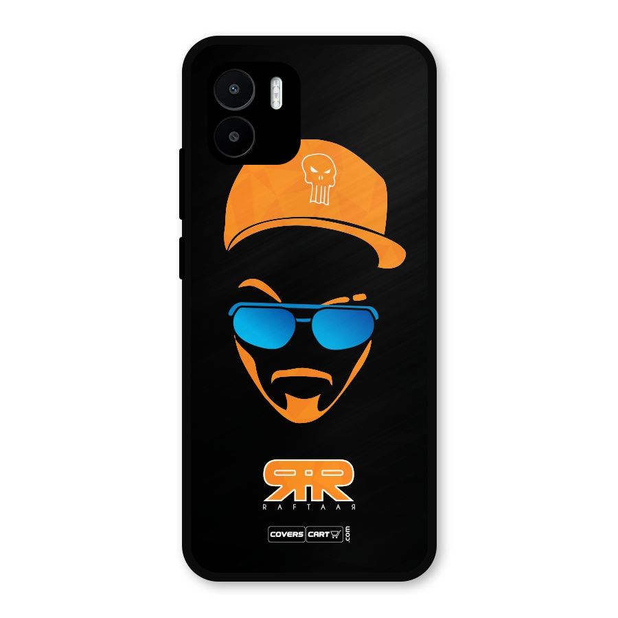 Special Raftaar Edition Orange Metal Back Case for Redmi A1